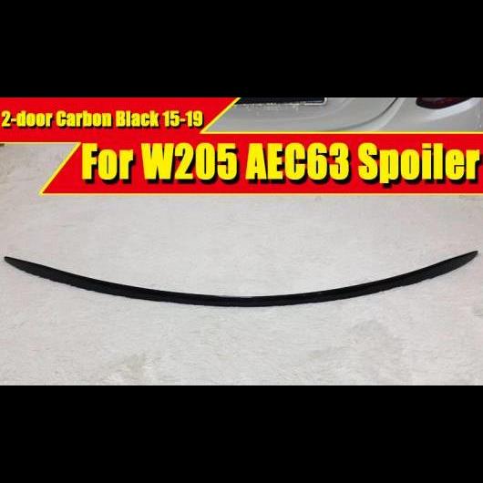 W205 スポイラー 2ドア カーボンファイバー セダン ダックビル トランク 適用: ベンツ Cクラス C180 C200 C220 C250 C300 ウイング 15-19 タイプ001 AL-EE-0733 ALの通販は
