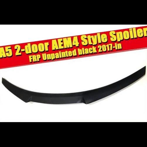 適用: アウディ A5 2ドア クーペ ダックビル スポイラー テール ウイング FRP 未塗装 リア トランク メンバー ブート リップ 装飾 17 タイプ001 AL-EE-0763 AL