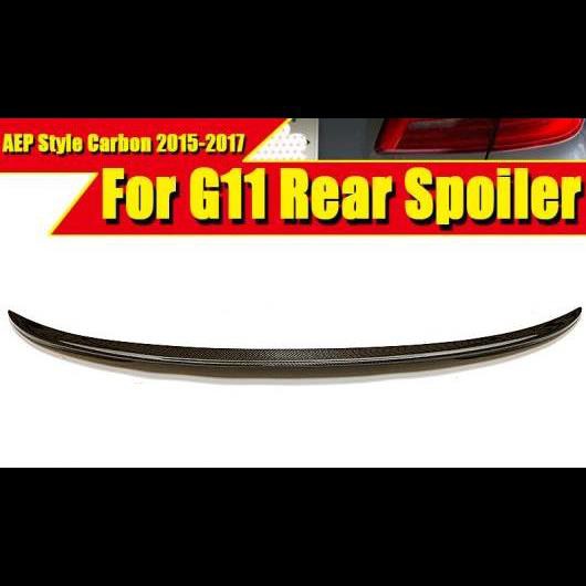 G11 スポイラー カーボンファイバー リップ ウイング 適用: BMW 7シリーズ 740i 750i 750Li 760i リア トランク 2015-2017 タイプ001 AL-EE-0765 ALの通販は