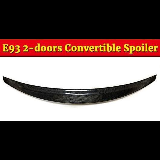 車部品 適用: BMW E93 2ドア コンバーチブル ライド スタイル カーボンファイバー リア トランク スポイラー ウイング 3シリーズ 320i 323i 325i 328i 330i 2006-2013 タイプ001 AL-EE-0870 AL