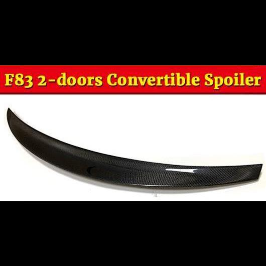 車部品 F83 トランク スポイラー ウイング 適用: BMW 4シリーズ 420i 430i 430iGC 2ドア コンバーチブル ライド スタイル カーボンファイバー 14-18 タイプ001 AL-EE-0879 AL