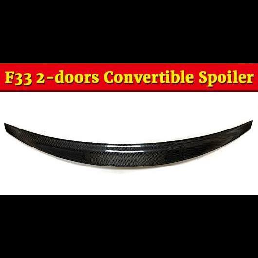 車部品 F33 2ドア コンバーチブル スポイラー ライド スタイル 適用: BMW 4シリーズ 420i 428i 435i 430iGC 440i バック リップ ウイング カーボンファイバー 2014-2018 タイプ001 AL-EE-0880 AL