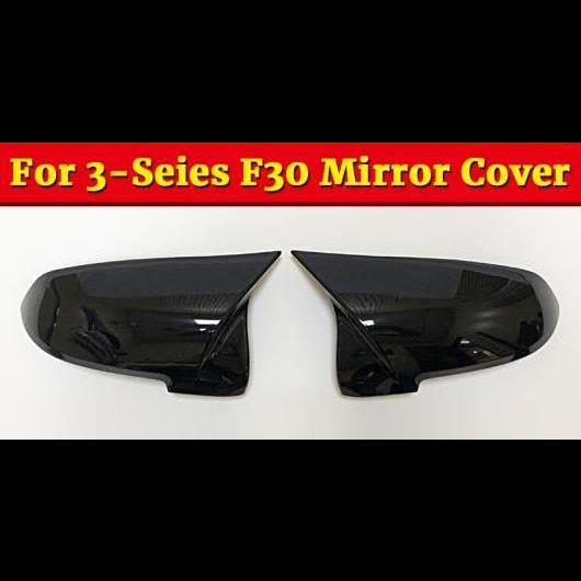 車部品 適用: BMW F30 3シリーズ サイド ミラー カバー ヘッド ABS 光沢ブラック アドオン スタイル M 2012-2018 タイプ001 AL-EE-0887 AL