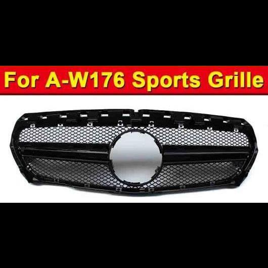 適用: メルセデスベンツ グリッド グリル スポーツ Aクラス A180 A200 A250 A260 フロント バンパー ABS ブラック 2013-2015 タイプ001 AL-EE-1014 ALの通販は