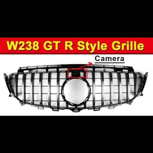 適用: メルセデス W238 フロント グリッド グリル GT ABS シルバー カメラホール Eクラス E200 E250 E300 E350 E63 2016-2018 タイプ001 の通販は 21,980円