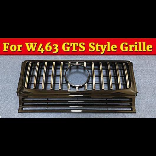 適用: メルセデスベンツ Gクラス W463 グリッド GT グリル スポーツ ABS シルバー G500 G550 グリル 1990-18 タイプ001 AL-EE-1089 AL