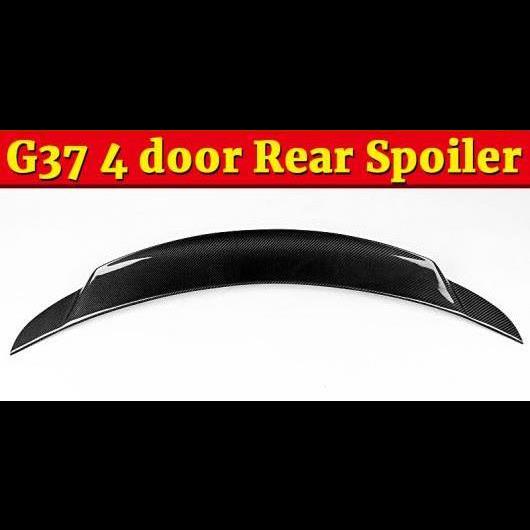 車用外装パーツ 適用: インフィニティ G37 4ドア リア スポイラー テール カーボンファイバー トランク ウイング アクセサリー 2007-14 タイプ001 AL-EE-1122 AL 26,312円