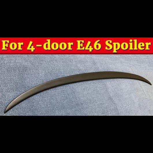 車用外装パーツ 適用: BMW E46 4ドア セダン トランク スポイラー ウイング FRP 未塗装 3シリーズ 320i 323i 325i 328i 330i リップ 1996-04 タイプ001 AL-EE-1165 AL