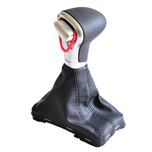 適用: アウディ A4 A5 A6 Q5 Q7 B8 ギア シフト レバー ノブ シフター AT ブラック レザー ゲートル ブーツ カバー ケース ギア シフト ノブ AL-EE-3743 ALの通販は