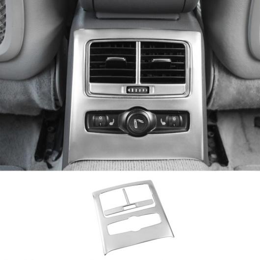リア エア コンディション 装飾 カバー トリム ステンレス スチール ステッカー 適用: アウディ A6 C5 C6 2005-2011 シルバー AL-EE-4582 AL