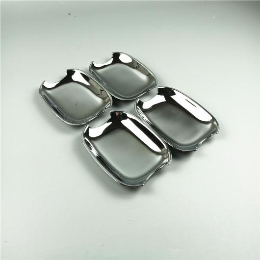 AL アウター ドア ハンドル 装飾 フレーム カバー クローム ドアノブ トリム 適用: アウディ A4 B8 Q3 Q5 ドア ボウル カバー デカール ドアボウル AL-EE-4587