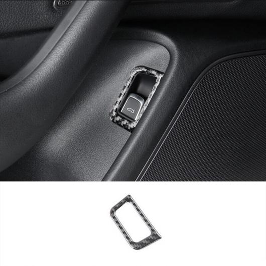 AL ドア ボウル フレーム カバー カーボンファイバー ステッカー ワーニング ボタン トリム 適用: アウディ A6 C7 2012-18 トランク AL-EE-4591