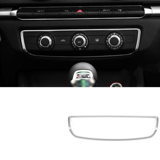 AL コンソール エア コンディション コントロール フレーム 装飾 カバー トリム 適用: アウディ A3 8V 2013-2018 ステンレス スチール ストリップ エア シルバー AL-EE-4724