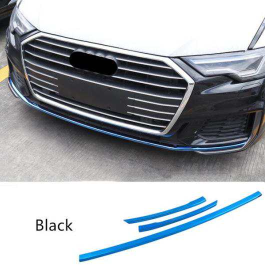 ステンレス スチール ストリップ 適用: アウディ A6 C8 2019 フロント バンパー 装飾 カバー トリム ステッカー ブルー AL-EE-4822 ALの通販は 14,930円