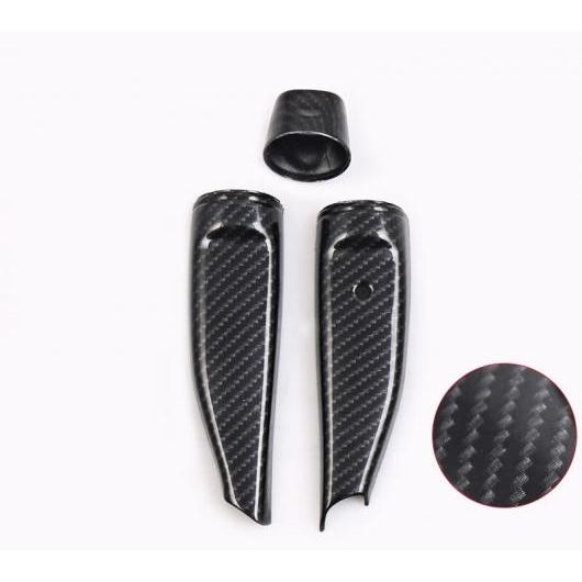 適用: テスラ モデル S 2014-2018 カーボンファイバー ワイパー ロッド クルーズ レバー カバー トリム 装飾 カーボンファイバー AL-EE-6888 AL