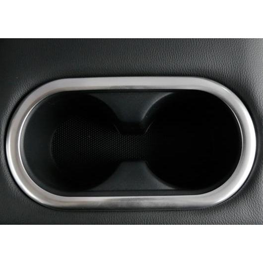 適用: ヒュンダイ IX35 2018 2019 ABS クローム フロント リア センター コンソール カップホルダー ギア ボックス フレーム 装飾 シルバー スタイル 1 AL-EE-7021 AL