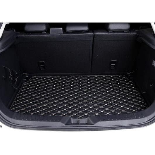 適用: マツダ CX-3 CX3 2015 2016 2017 トランク マット 保護 パッド レザー 防水 インテリア アクセサリー カーペット ブラック 1ピースセット AL-EE-7244 AL