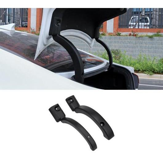 適用: ヒュンダイ エラントラ 2016 2017 2018 トランク 油圧式 サポート ロッド 保護 カバー テール スリーブ 2ピース アクセサリー ブラック AL-EE-7453 AL