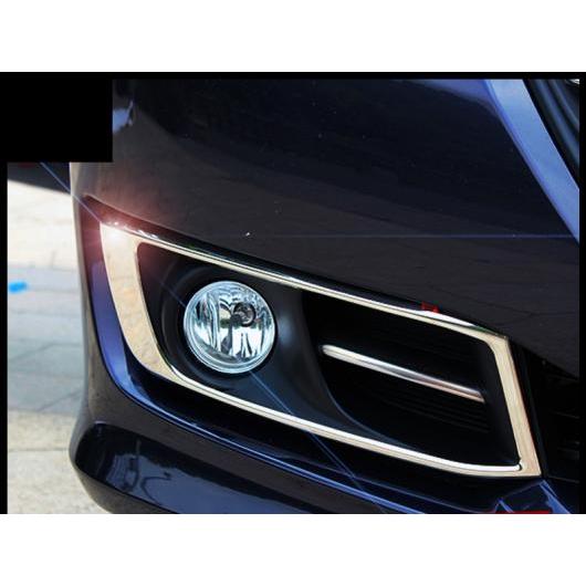 適用: ホンダ オデッセイ 2015-2018 2ピース ステンレス スチール フロント フォグランプ フレーム 装飾 カバー トリム スタイル 2 AL-EE-7521 AL