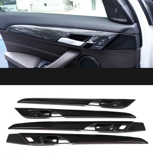 装飾 インテリア ドア ハンドル ライト バー インナー 適用: BMW X1 F48 2016-2018 カーボンファイバー 4ピース AL-EE-7930 AL