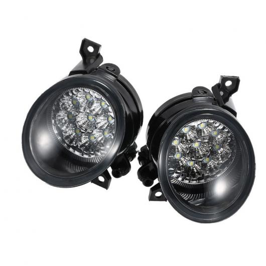 9 LED ホワイト ブライト フォグライト ランプ 左 右 適用: フォルクスワーゲン ゴルフ MK5 左 + 右 ライト アクセサリー 2ピース AL-EE-8628 AL
