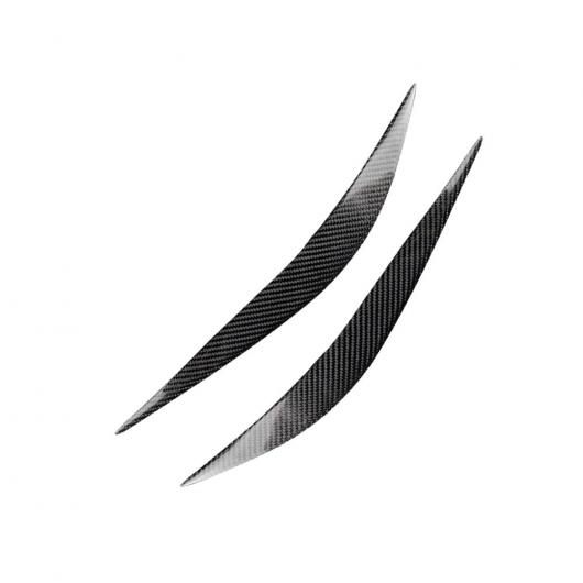 2ピース リアル カーボンファイバー ヘッドライト アイブロー アイリッド 適用: BMW 4シリーズ F32 F33 F36 M3 F80 M4 F82 F83 カバー パーツ 2014-2018 タイプ001 AL-EE-8643 AL