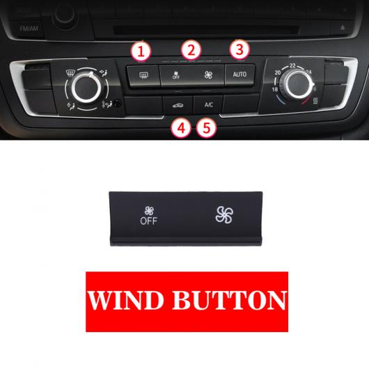 AL ABS エア コンディション CD デジタル コントロール キー ボタン カバー トリム ステッカー 適用: BMW F30 F80 F31 F32 F33 F35 2013-18 1/2/3/4シリーズ ウィンド ボタン AL-EE-8806