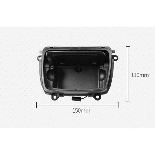 ブラック ABS フロント センター コンソール 灰皿 アセンブリ ボックス 適用: BMW 5シリーズ F10 F11 F18 520 525 OEM 51169206347 ブラック AL-EE-9013 AL
