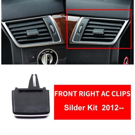 フロント エアコン センター リア A/C 吹き出し口 グリッド スライダー タブ クリップ リペア キット 適用: ベンツ W166 ML320 ML350 GLS GLE 2012 フロント 右 AL-EE-9025 AL