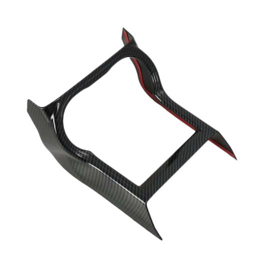 適用: スバル フォレスター SK 2018 2019 装飾 カーボンファイバー スタイル ギア シフト パネル センター コンソール カバー トリム カップホルダー タイプ005 AL-FF-0789 AL