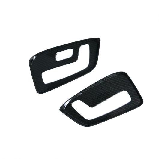 適用: マツダ CX8 CX-8 2017 2018 2019 ステッカー スタイリング カバー ディテクター ABS クローム シート アジャスター ノブ ボタン スイッチ トリム カーボンファイバー スタイル AL-FF-1023 AL