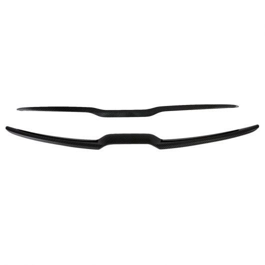 ABS カーボンファイバー メッシュ グリッド グリル カバー 適用: 起亜 K3 セラトー 2019 2020 フロント フード ボンネット リップ ガーニッシュ タイプ001 AL-FF-1099 AL