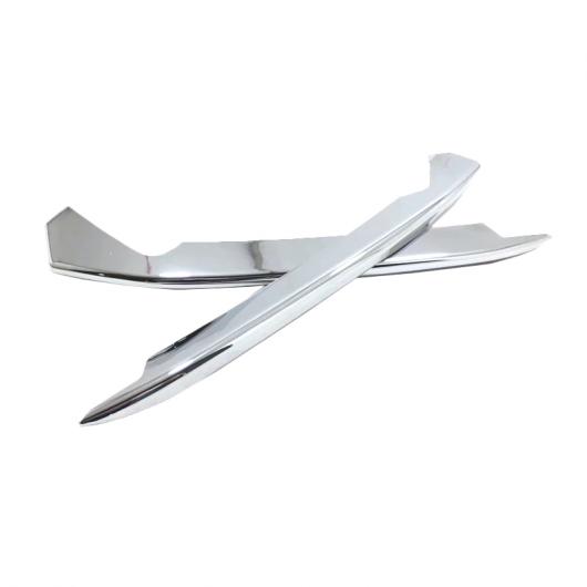 AL 適用: ホンダ アコード 10代目 2017 2018 2ピース フロント フォグライト ランプ アイブロー アイリッド ストリップ トリム カバー スタイリング マット タイプ001 AL-FF-1202