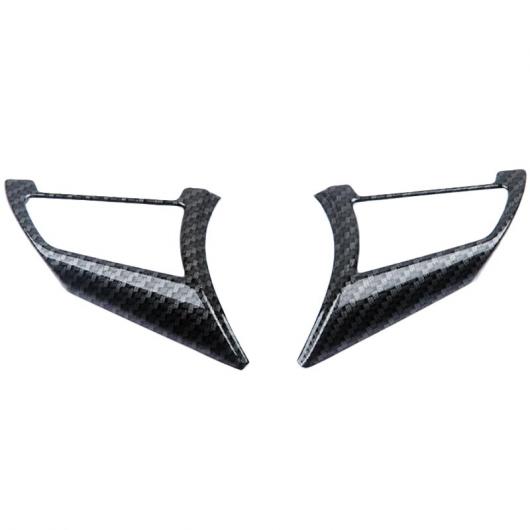AL 2018 2019 適用: 日産 キャシュカイ J11 インテリア ステアリング ホイール ボタン カバー トリム ABS マット/カーボンファイバー アクセサリー 2ピース タイプ001 AL-FF-1289