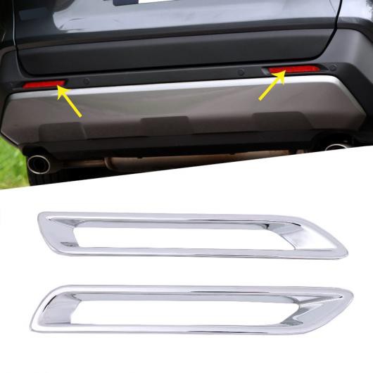 2ピース 適用: トヨタ RAV4 2019 2020 フロント フォグライト ランプ カバー ABS トリム ガーニッシュ リア フォグライト カバー AL-FF-1298 ALの通販は
