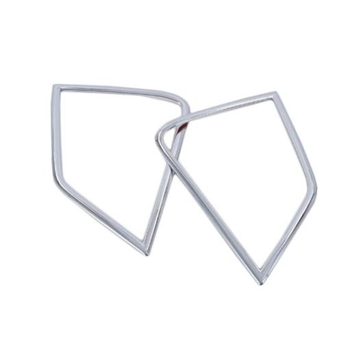 アウター フロント フォグライト ランプ カバー トリム 適用: 三菱 エクリプス クロス 2018 ABS クローム 2ピース アクセサリー タイプ001 AL-FF-1496 AL