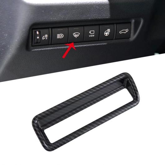 カーボンファイバー調 インテリア エアコン ボタン スイッチ リング カバー トリム 1ピース 適用: トヨタ RAV4 XA50 2019 ヘッドライト アジャスター AL-FF-1523 ALの通販は
