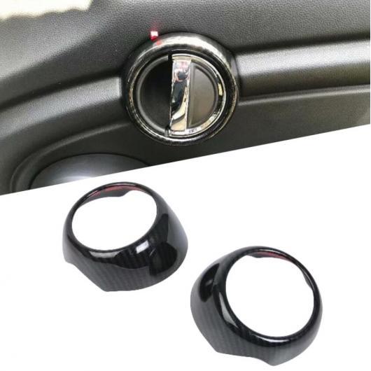 ABS カーボンファイバー スタイル インテリア ドア ハンドル カバー トリム 適用: BMW ミニ クーパー 3ドア F56 タイプ003 AL-FF-1605 ALの通販は 9,286円