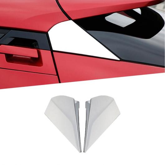 ABS シルバー リア ウインドウ トリム サイド スポイラー カバー ステッカー スパンコール 適用: トヨタ CHR C-HR 2016 2017 2018 アクセサリー タイプ001 AL-FF-1671 AL 6,027円
