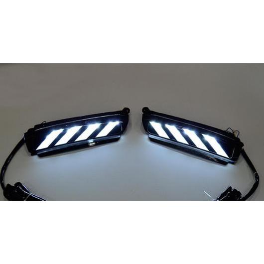 LED DRL デイタイム ランニング ライト 適用: トヨタ ヴィオス ヤリス 2017 フォグランプ フレーム フォグ ホワイト イエロー ムービング タイプ001 AL-FF-1705 ALの通販は