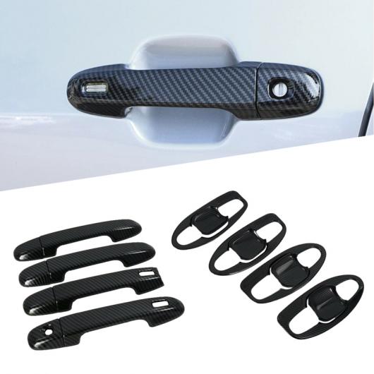 アクセサリー サイド ドア ハンドル ボウル カバー フレーム トリム ABS 適用: スバル フォレスター 2019 カーボンファイバー スタイル タイプ002 AL-FF-1728 ALの通販は 11,591円