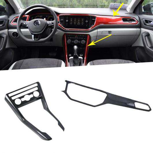 インテリア ギアシフト パネル トリム ストリップ インストルメント テーブル 装飾 セントラル コントロール ベント 適用: VW フォルクスワーゲン T-ROC 2017 2018 タイプ001 AL-FF-1752 ALの通販は 23,070円