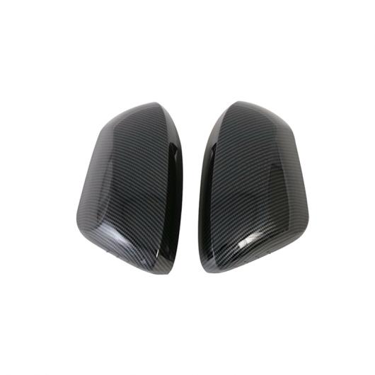 適用: トヨタ カローラ 2019 2020 ABS サイド ミラー カバー トリム ドア バックミラー カーボンファイバー クローム シルバー スタイル 2ピース カーボン AL-FF-3503 AL