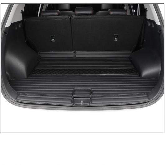 レザー トランク フロア マット カーゴ ライナー 適用: 起亜 KX5 スポーテージ フォルテ リオ 2016 2017 2018 2019 ブラック ストリーク 2 ピース AL-FF-3783 AL