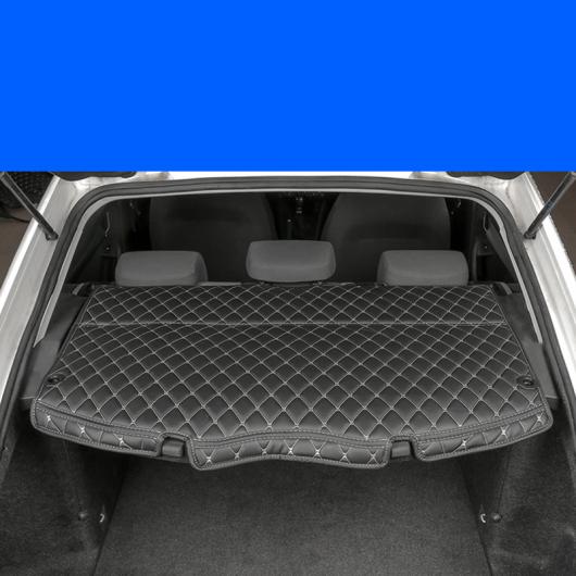 レザー トランク マット カーゴ ライナー 適用: シュコダ オクタヴィア A7 2015 2016 2017 2018 2019 2020 ラグ カーペット ブラック 1 ピース AL-FF-4165 AL