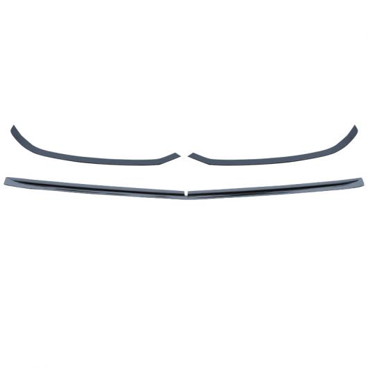 適用: メルセデス ベンツ A クラス A180 A200 フロント バンパー 衝突防止 トリム インテリア モールディング アクセサリー ブラック 3ピース AL-FF-4956 ALの通販は