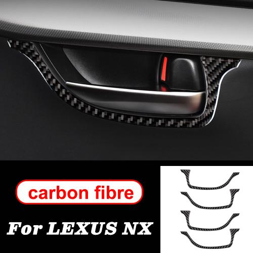 適用: レクサス NX 300H200T LHD RHD アクセサリー ステアリング ホイール ドア ギア パネル 装飾 カーボンファイバー インテリア トリム ステッカー インナー ハンド A AL-II-0032 AL