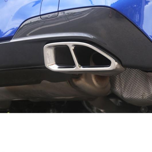 ステンレス スチール オールトラック エキゾースト パイプ フレーム トリム 適用: BMW 3シリーズ G20 320 325 330 335 2020 シルバー AL-II-0097 AL