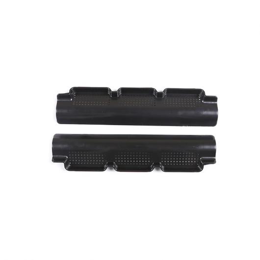 2ピース ブラック ABS プラスチック カーシート ボトム エアコン吹き出し口 カバー 適用: メルセデスベンツ/MERCEDES BENZ GLE W167 2020 インテリア アクセサリー ブラック AL-II-0321 AL