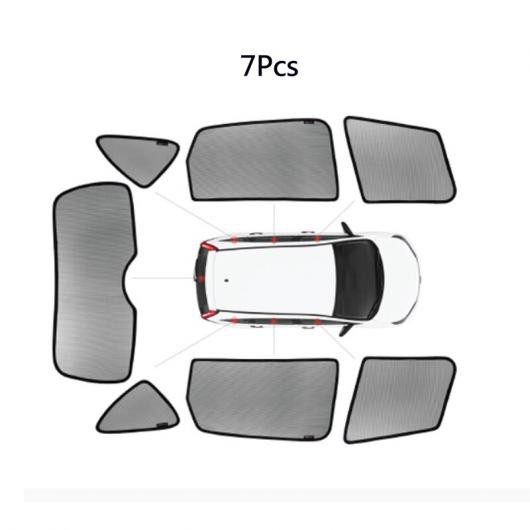 ウインドウ サンシェード メッシュ シェード ブラインド カスタム 適用: BMW 3GT E87 F20 E30 E46 G12 G01 6GT I8 M6 7ピースセット AL-I